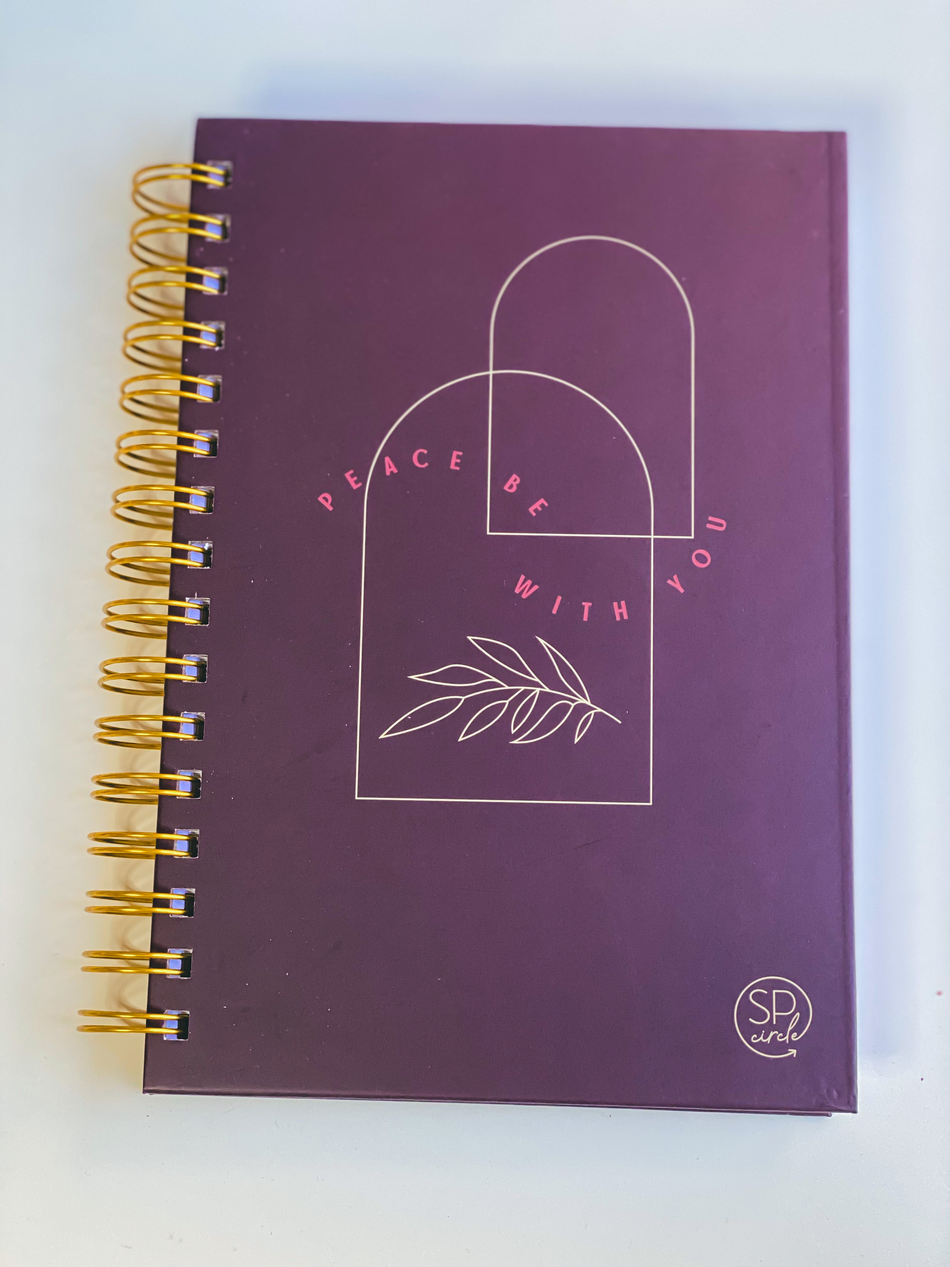 Peace be with you (lined journal)
